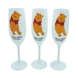 Set 3 pahare personalizate botez, Winnie the Pooh - FEIS312012