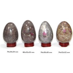 Ou Rubin in Cordierit Mineral Natural - 74-80 x 50-54 x 50-52 mm - 1 Buc