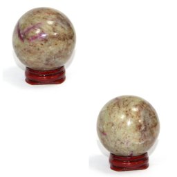 Sfera Rubin in Iolit Mineral Natural 54x54 mm - Unicat