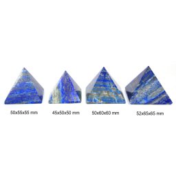 Piramida din Lapis Lazuri Mineral Natural - 45-52 x 50-65 x 50-65 mm - 1 Buc