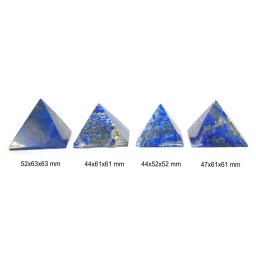 Piramida din Lapis Lazuri Mineral Natural - 44-52 x 52-63 x 52-63 mm - 1 Buc