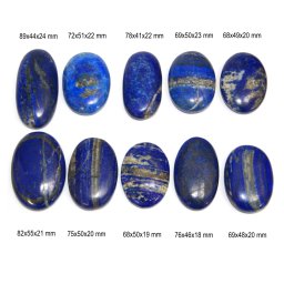 Palm Stone Lapis Lazuli Mineral Natural Oval - 68-89 x 44-51 x 18-24 mm - (XXL) - 1 Buc