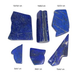Lapis Lazuli Mineral Natural - 8-15 x 4-10 x 1-3 mm - (XXL) - 1 Buc
