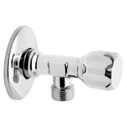 Robinet coltar cu ventil 1/2"x3/4", crom