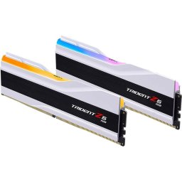 Memorie G.Skill DDR5 - 32GB - 6000 - CL - 32 (2x 16 GB) dual kit, RAM (white, F5-6000J3238F16GX2-TZ5RW, Trident Z5 RGB, INTEL XMP)