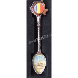 Lingurita suvenir Romania Curtea de Arges