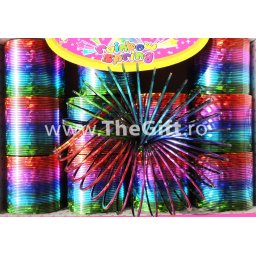 Jucarie Slinky mare, metalizata