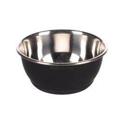Flamingo Tobias - bol pentru câini, negru 500 ml - A: 13 cm, B: 6 cm, C: 8 cm
