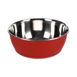Flamingo Tobias - bol pentru câini, roșu 950 ml - A: 15 cm, B: 7 cm, C: 11 cm