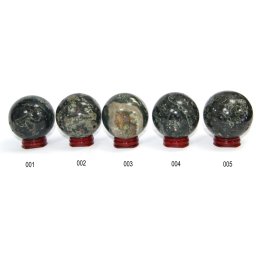 Sfera Jasp Oceanic Druzy Mineral Natural - 61-63 x 61-63 mm - 1 Buc