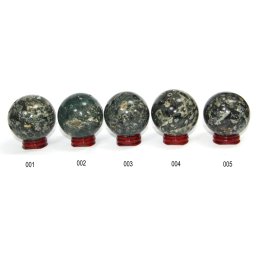 Sfera Jasp Oceanic Druzy Mineral Natural - 59-64 x 59-64 mm - 1 Buc