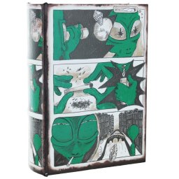 Magic Leaf Carte camuflata din lemn Alien Visitor - cutie