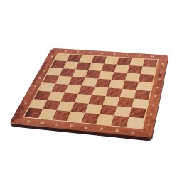 Tabla de sah din lemn padauk, 58 x 58 mm