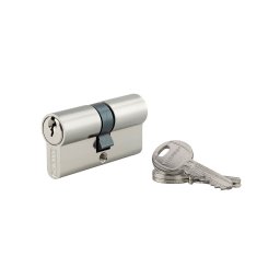 Cilindru 30 x 30 mm, standard, nichelat, HG5, 3 chei