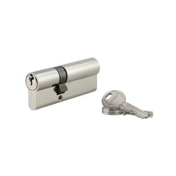 Cilindru 30 x 50 mm, standard, nichelat, HG5, 3 chei