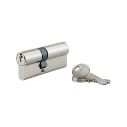 Cilindru 30 x 55 mm, standard, nichelat, HG5, 3 chei