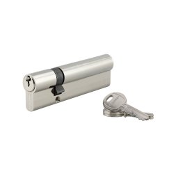Cilindru 30 x 80 mm, standard, nichelat, HG5, 3 chei
