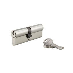 Cilindru 40 x 45 mm, standard, nichelat, HG5, 3 chei