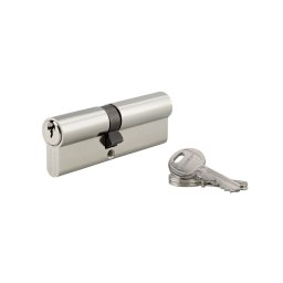 Cilindru 40 x 50 mm, standard, nichelat, HG5, 3 chei