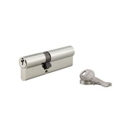 Cilindru 40 x 60 mm, standard, nichelat, HG5, 3 chei