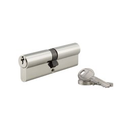 Cilindru 50 x 50 mm, standard, nichelat, HG5, 3 chei