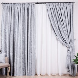 Set 2 draperii Hiko IMPERIAL SHADOW gri, cu rejansa