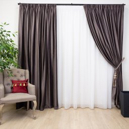 Draperie Hiko Comfy catifea Deep Taupe, cu rejansa, 1 bucata