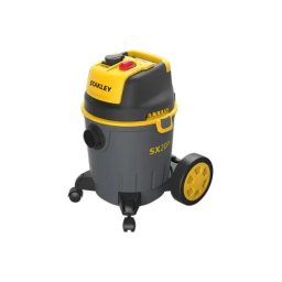 Aspirator umed/uscat Stanley, 20 litrii, 1200W, 230V, filtru HEPA, motor electric, roti pivotante