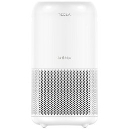 Purificator Tesla Air6 MAX, CADR 400 m3/h, Wi-Fi, Senzor calitate aer, Sleep Mode, Timer, Filtru HEPA+Carbon Activ+Catalyst, Lumina UV-C, Alb