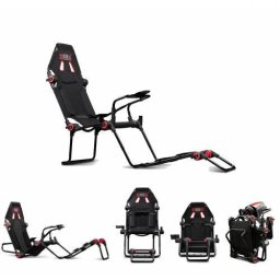 Scaun gaming Next Level Racing Simulator F-GT LITE Cockpit, Negru\Rosu