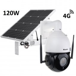 Cameră IP PTZ rotativă 4G PTZ Secutek SBS-NC79G-30X cu încărcare solară 120W / 60A
