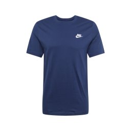 Nike Sportswear Tricou 'Club' bleumarin / alb