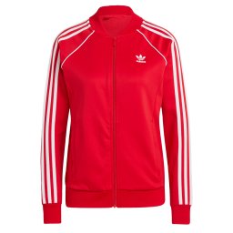 ADIDAS ORIGINALS Hanorac 'Adicolor Classics' roși aprins / alb