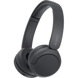WH-CH520B, Wireless, Bluetooth, Microfon, Multipoint connection, Quick Charge, Autonomie 50 ore, Negru