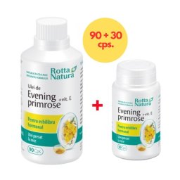Ulei de Luminita Noptii cu Vitamina E 120cps Rotta Natura