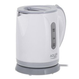 Fierbator de apa Adler AD 1371g, 0.8 l, 850 W, Baza rotativa, Gri