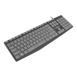 Tastatura Natec NKL-1507, cu cablu, EN, Gri