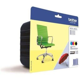 Cartuse Cerneala Brother LC229XLVALBP, 3buc x 2400 pagini, Negru/Magenta/Cian/Galben