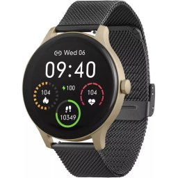 Smartwatch Garett Classy otel auriu-negru