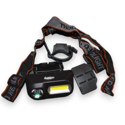 Lanterna de cap YY-10 cu LED frontal tip spot si panou COB