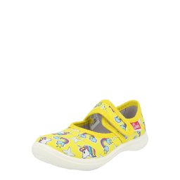 BECK Papuci de casă 'Yellow Dream' albastru deschis / galben / fucsia / alb