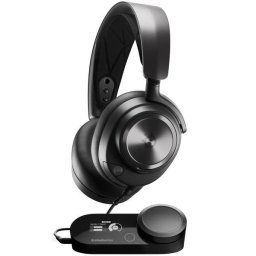 Casti SteelSeries Arctis Nova Pro, 2 x USB-C, 1 x Line-in, 1 x Line-out, Microfon, Anulare Activa a Zgomotului, Negru