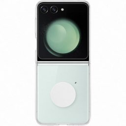 Husa de protectie Samsung Clear Gadget Case pentru Galaxy Flip5, Transparent