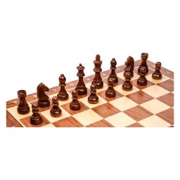 Combo set sah cu piese Staunton 6 Clasic si tabla lemn de padauk