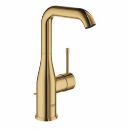 Baterie lavoar Grohe Essence New L-size, Cool Sunrise, auriu lucios