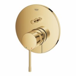 Baterie cada dus Grohe Essence New montaj incastrat, Cool Sunrise, auriu lucios