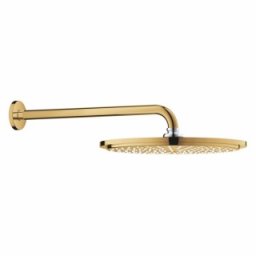Palarie cu brat dus Grohe Rainshower Cosmopolitan 310 Cool Sunrise, auriu lucios