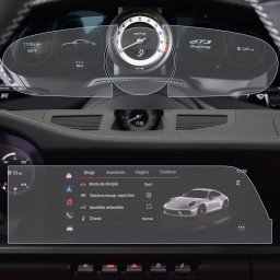 Porsche 911 GT3 RS 2023+ Set (4 buc.) Folii de Protectie Ceasuri/Navigatie - HD-Premium FoliaTa