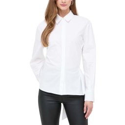 KARL LAGERFELD Cămaşă Waist Wrap Poplin Shirt 240W1608 100 white