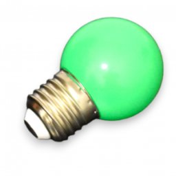Bec LED G45 verde matuit E27 10 buc